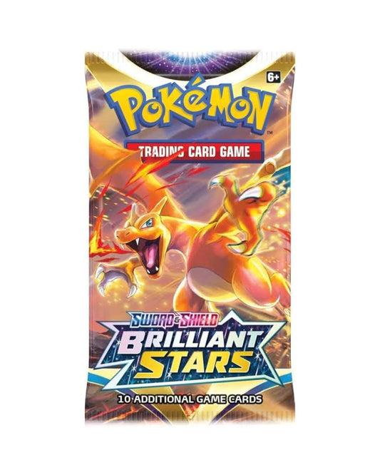 Pokemon TCG Sword & Shield: Brilliant Stars Booster Pack - Groovy Collectables