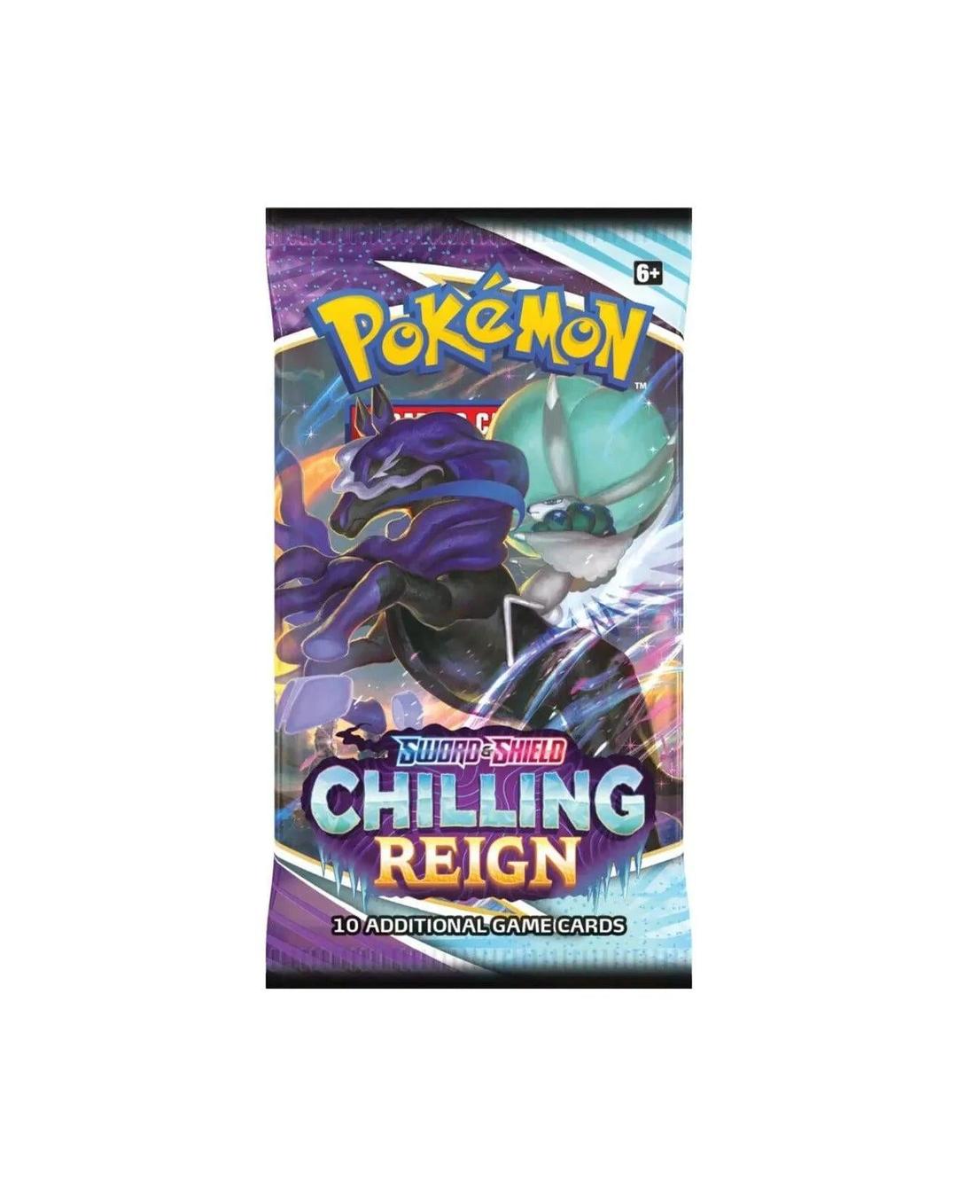 Pokemon TCG Sword & Shield: Chilling Reign Booster Pack - Groovy Collectables