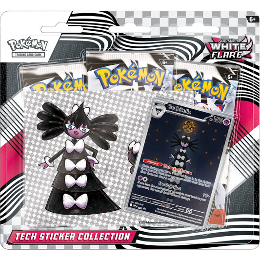 Pokemon TCG White Flare Tech Sticker 3-Pack Blister - Groovy Collectables