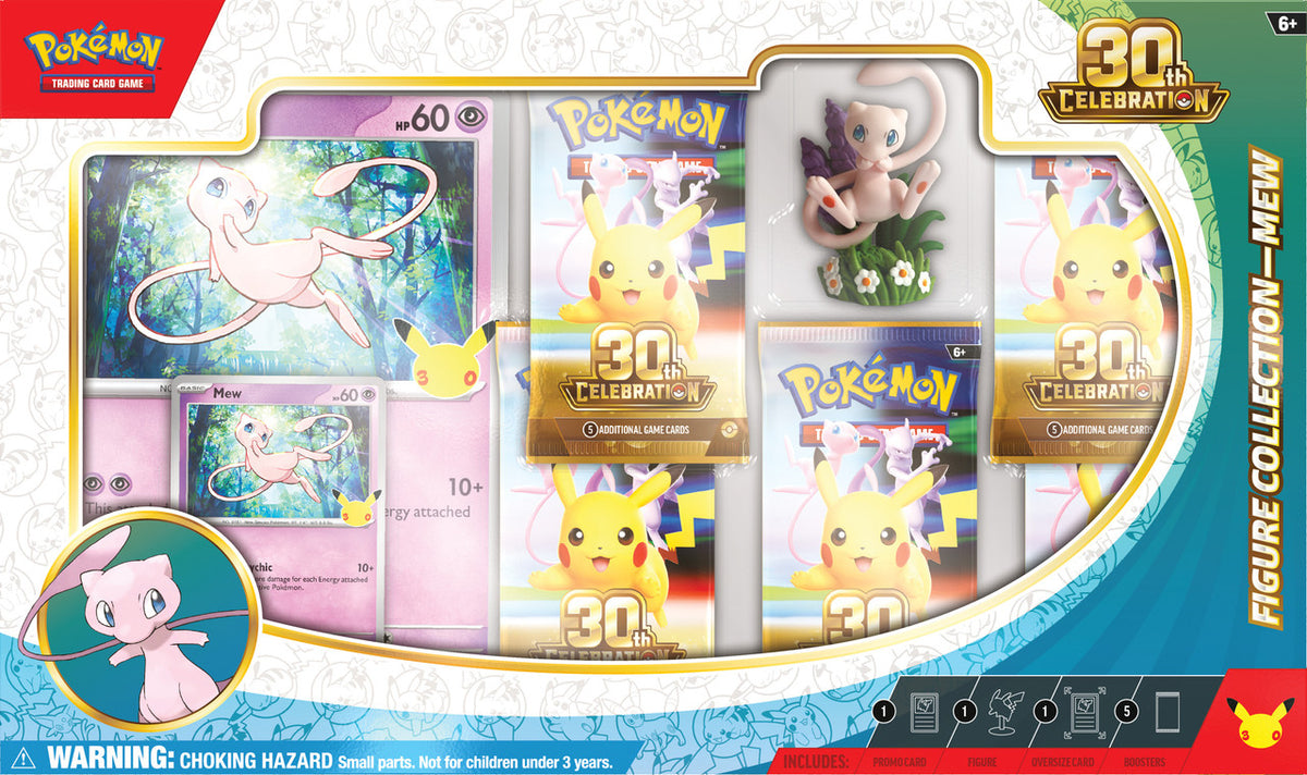 (Preorder) Pokemon TCG: 30th Celebration Figure Collection [Mew]