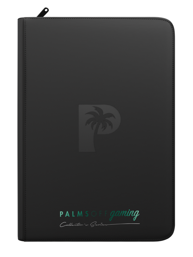 Collector's Series TOP LOADER Zip Binder - CLEAR - Black