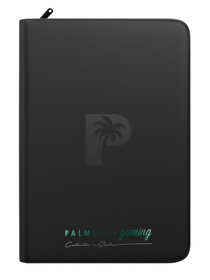 Collector's Series TOP LOADER Zip Binder - CLEAR - Black