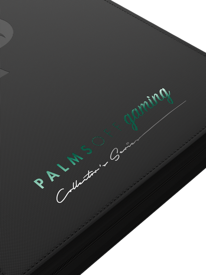 Collector's Series TOP LOADER Zip Binder - CLEAR - Black