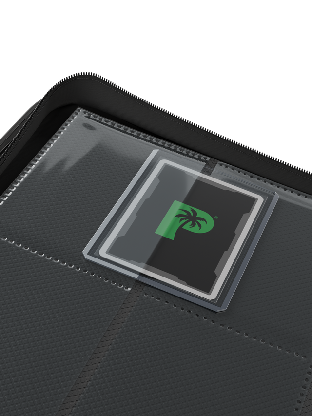 Collector's Series TOP LOADER Zip Binder - CLEAR - Black