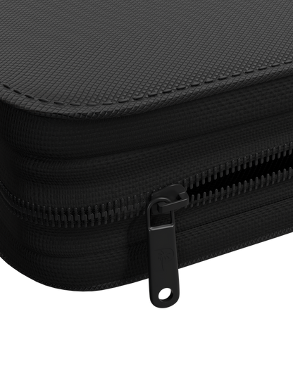 Collector's Series TOP LOADER Zip Binder - CLEAR - Black
