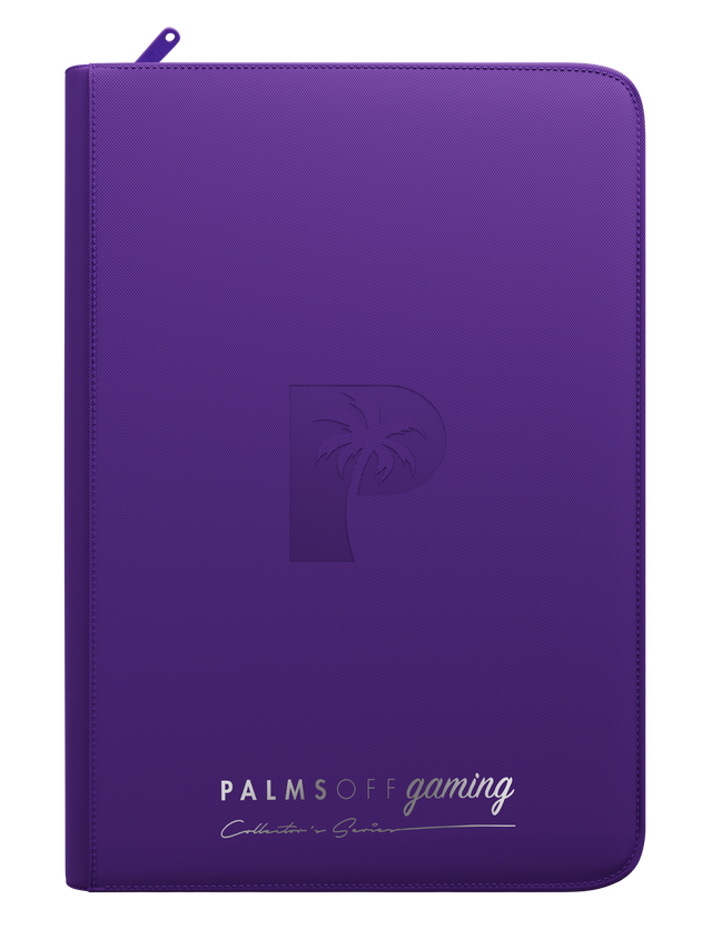 Collector's Series Top Loader Zip Binder - 9 Pocket - Purple