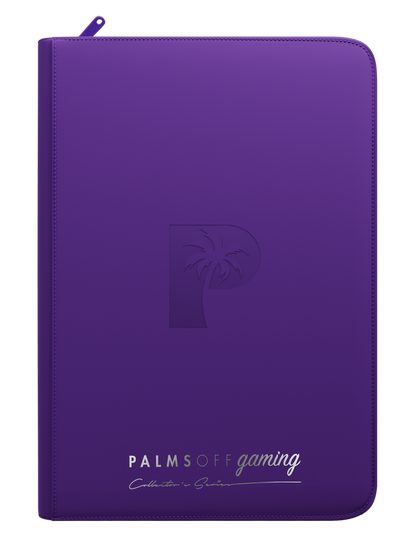 Collector's Series Top Loader Zip Binder - 9 Pocket - Purple