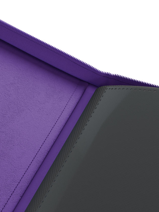 Collector's Series Top Loader Zip Binder - 9 Pocket - Purple