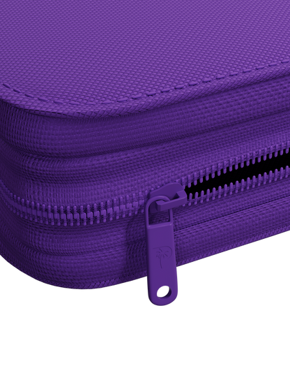 Collector's Series Top Loader Zip Binder - CLEAR - Purple