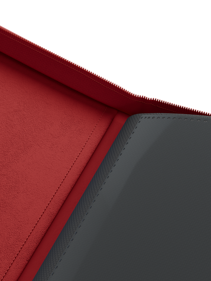 Collector's Series Top Loader Zip Binder - 9 Pocket - Red