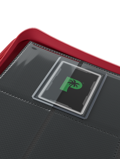 Collector's Series Top Loader Zip Binder - 9 Pocket - Red
