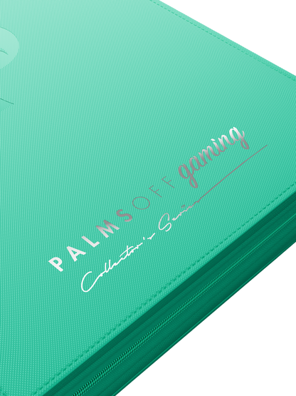 Collector's Series Top Loader Zip Binder - 9 Pocket - Turquoise