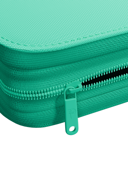 Collector's Series Top Loader Zip Binder - 9 Pocket - Turquoise