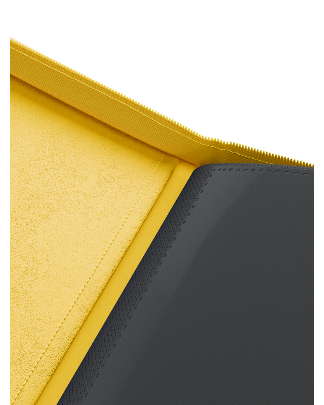 Collector's Series Top Loader Zip Binder - CLEAR - Yellow