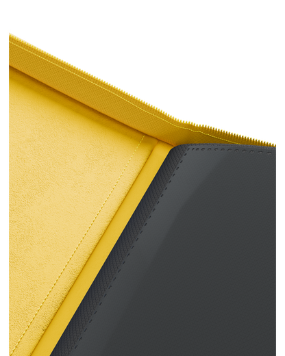 Collector's Series Top Loader Zip Binder - CLEAR - Yellow