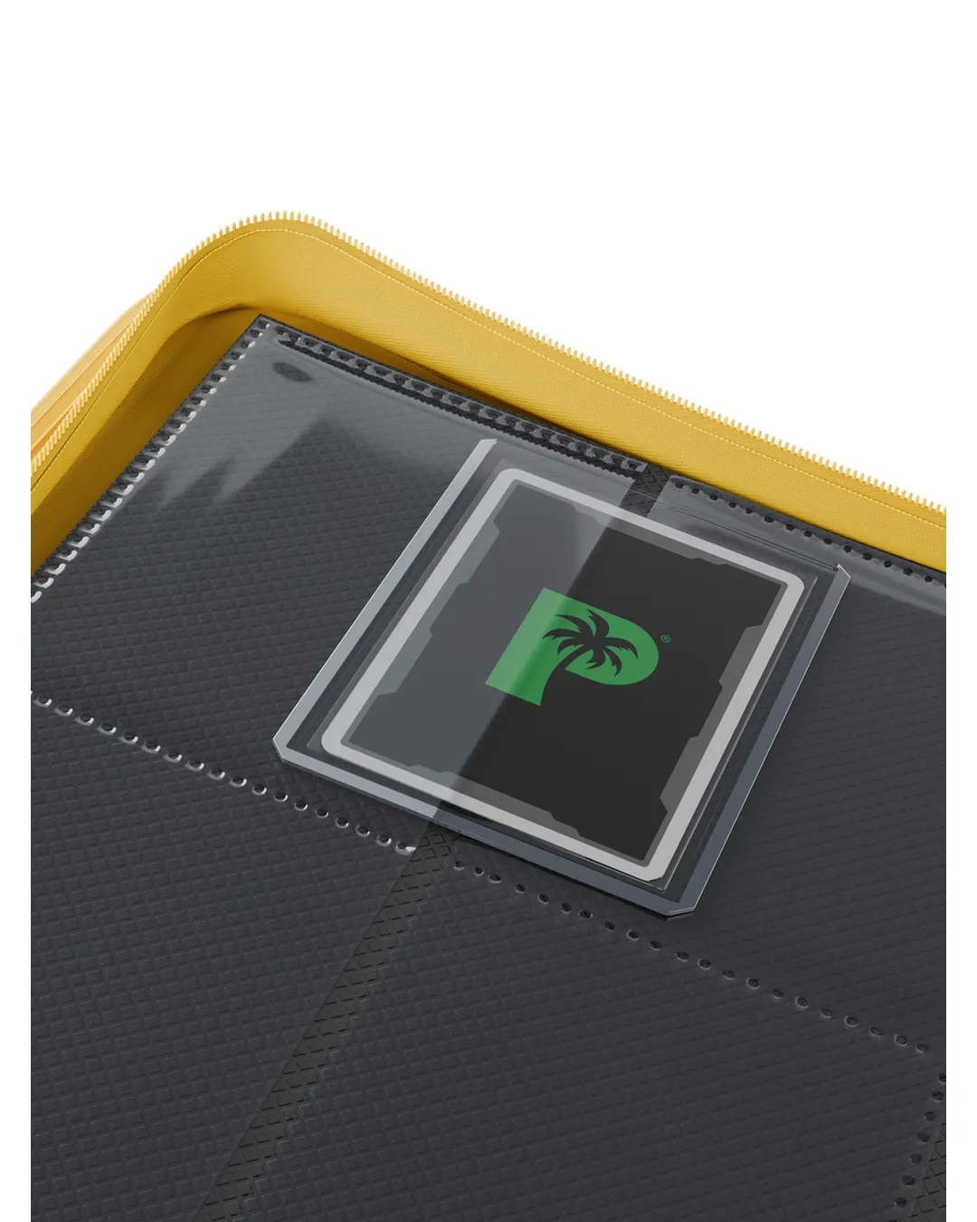 Collector's Series Top Loader Zip Binder - CLEAR - Yellow