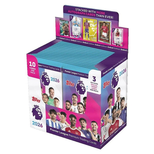 Topps 2026 Premier League Trading Cards Booster Box