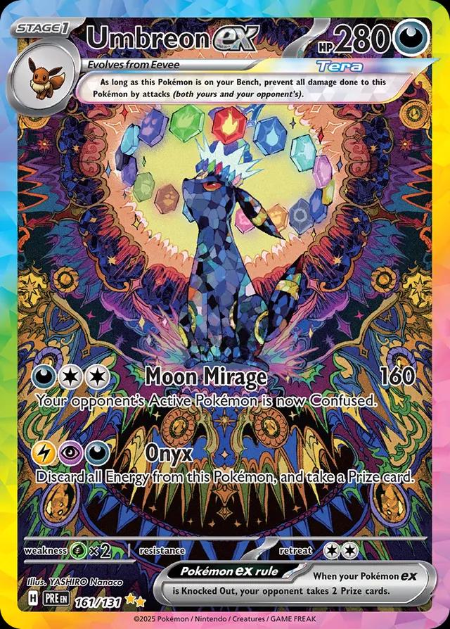 UMBREON EX (161/131)
[SCARLET & VIOLET: PRISMATIC EVOLUTIONS ] - Groovy Collectables