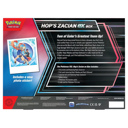 Pokémon TCG - Hop’s Zacian ex Box