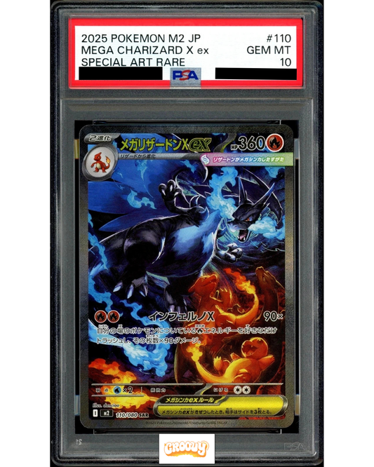 Mega Charizard X ex - 110/080 - M2: Inferno X - PSA 10