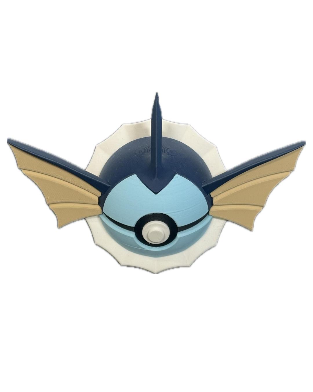 Vaporeon 3D Printed Pokeball - Groovy Collectables