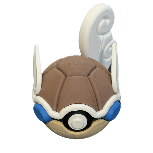 Wartortle 3D Printed Pokeball - Groovy Collectables