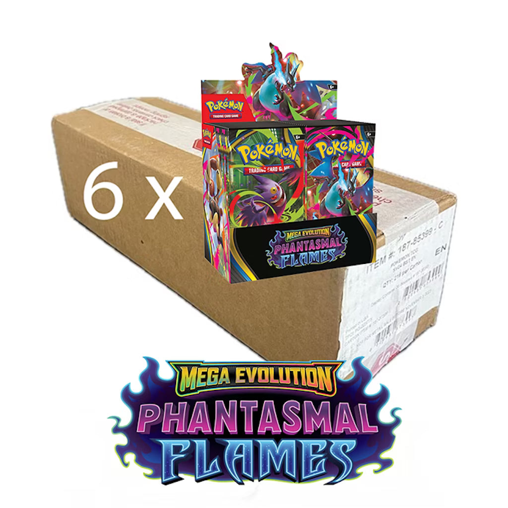 Pokemon TCG Mega Evolution - Phantasmal Flames Booster Box Case