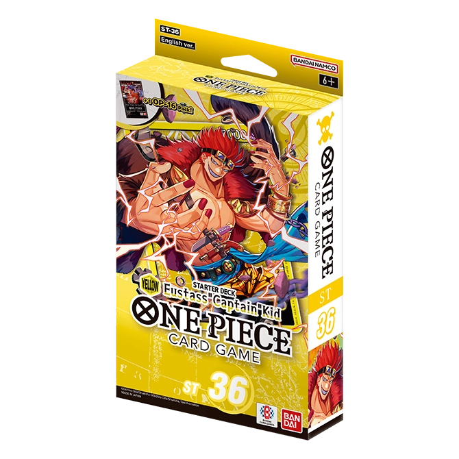(Preorder) One Piece Card Game: (ST-36) Starter Deck 36: YELLOW Eustass”Captain”Kid