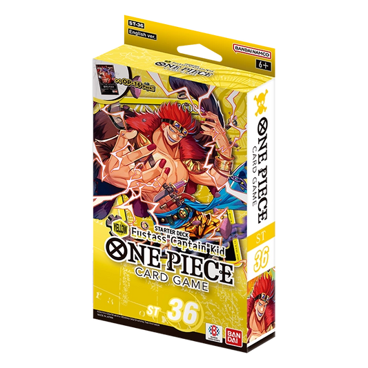 (Preorder) One Piece Card Game: (ST-36) Starter Deck 36: YELLOW Eustass”Captain”Kid