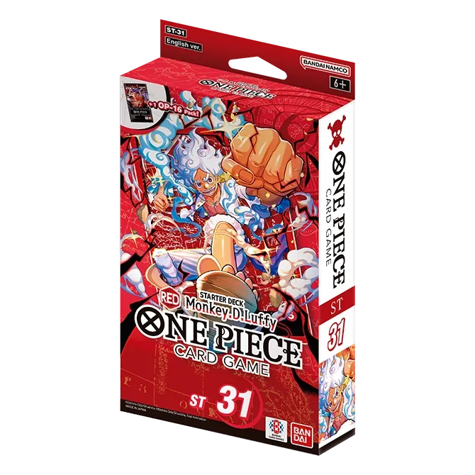 (Preorder) One Piece Card Game: (ST-31) Starter Deck 31: RED Monkey.D.Luffy