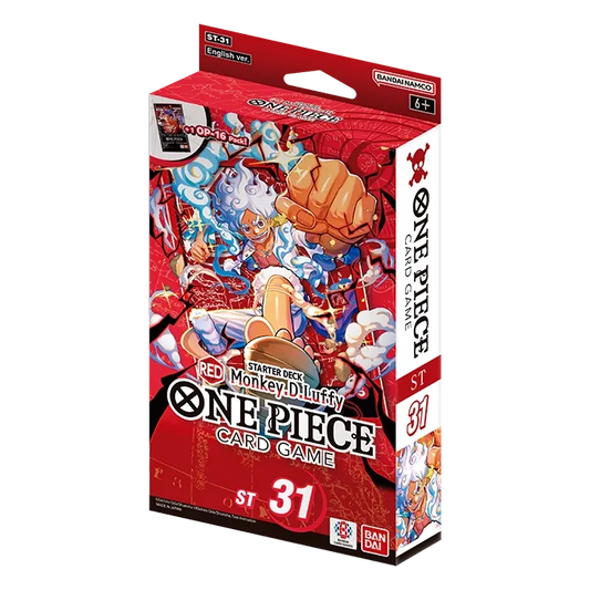 (Preorder) One Piece Card Game: (ST-31) Starter Deck 31: RED Monkey.D.Luffy