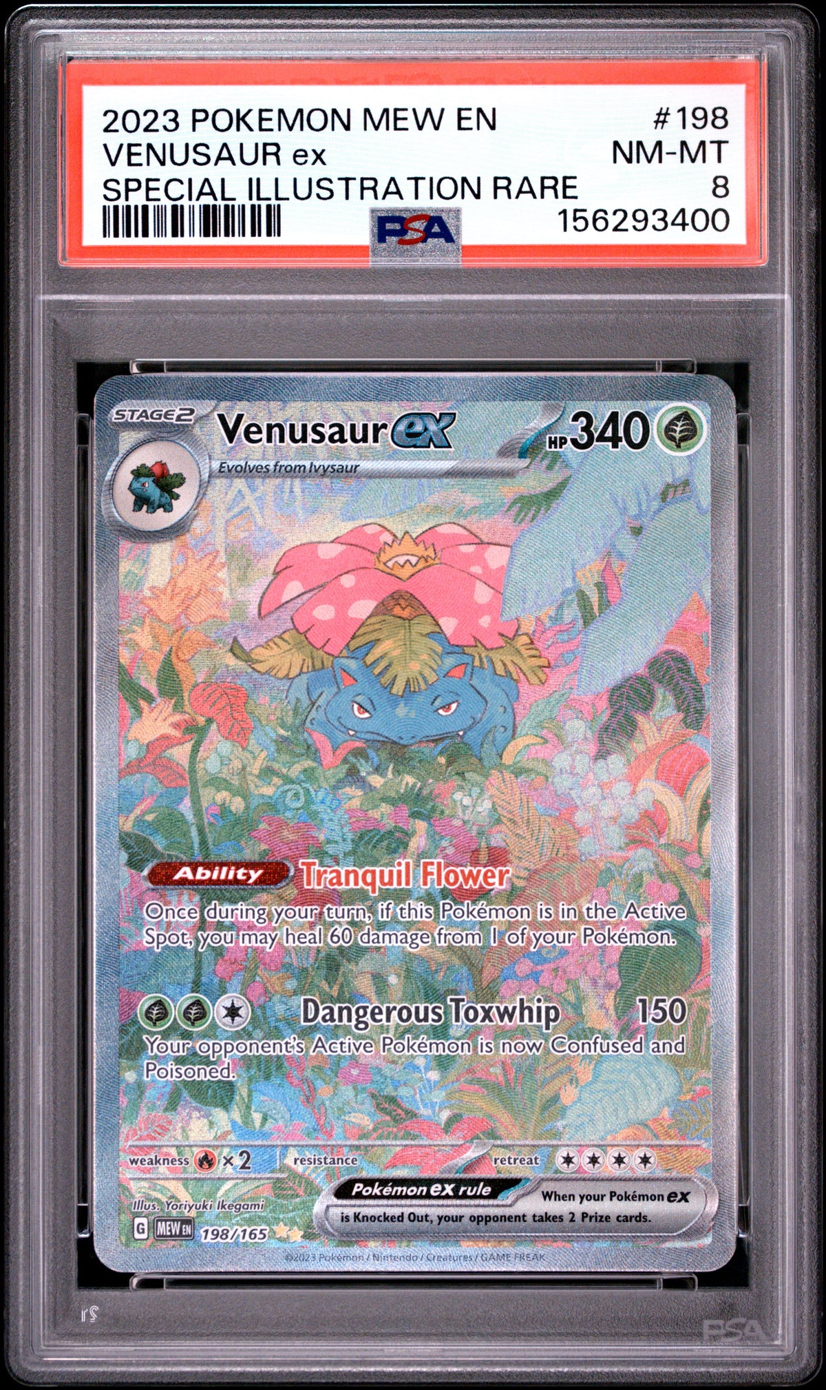 Venusaur ex - 198/165 - (SV: Scarlet & Violet 151) (Special Illustration Rare) Holofoil