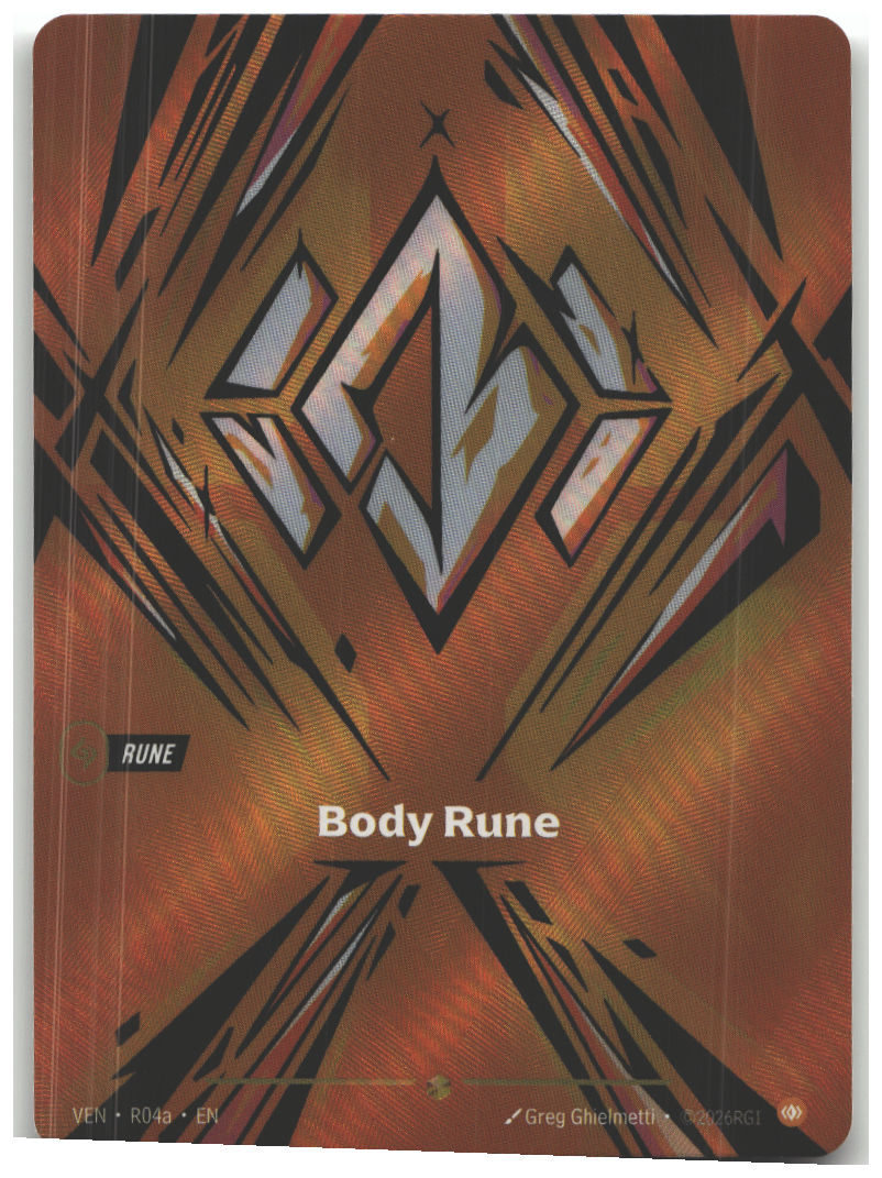 Body Rune (R04a) | Near Mint / English / Foil