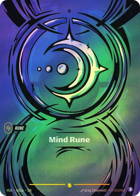 Mind Rune (R03a) R03a - (Vendetta) (Showcase) Foil
