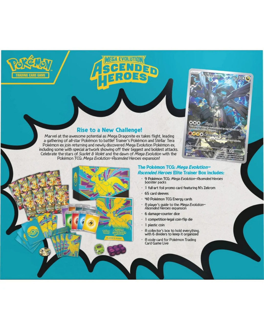 Pokemon TCG - Mega Evolution - Ascended Heroes Elite Trainer Box